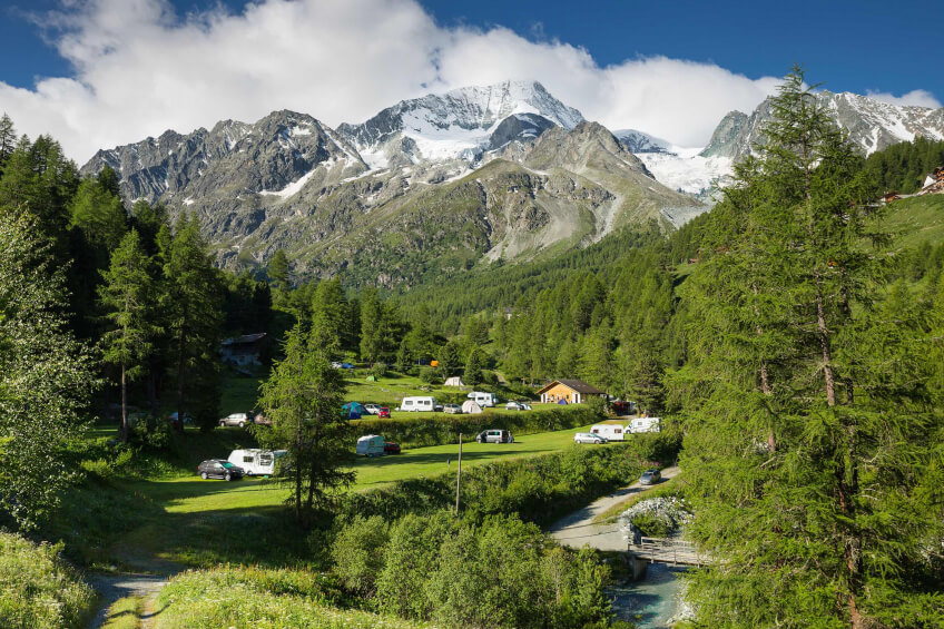Camping Arolla VS - der höchstgelegene Campingplatz Europas